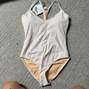 Fabletics Valentina Swimsuit One Piece‎ White Size Medium nwot